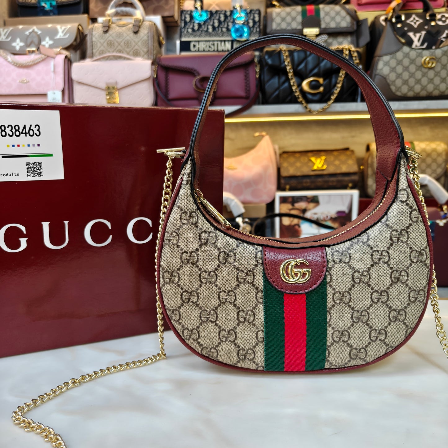 GG Ophidia Shoulder Bag (Ultra Premium (Wine Addition)