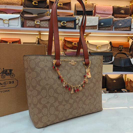 COCH City Tote - Tan Apricot