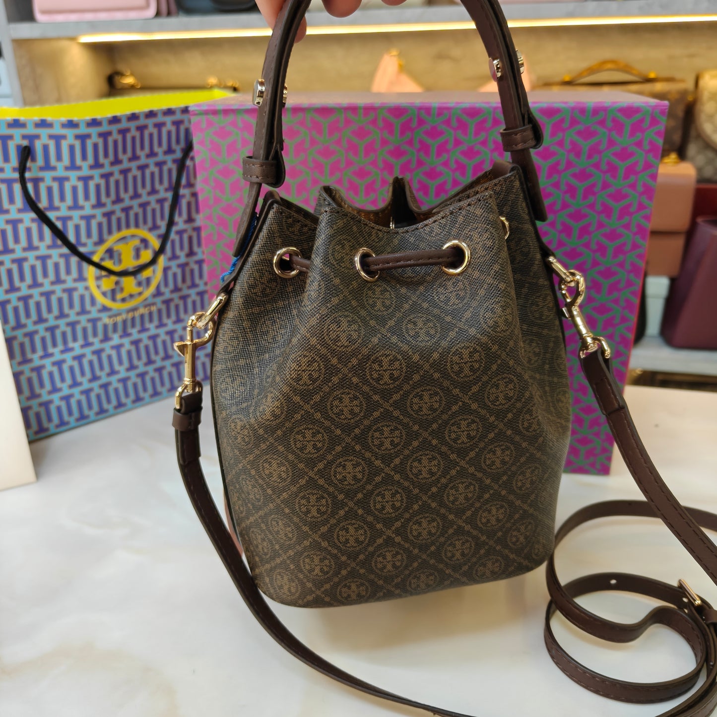 TB Monogram Coated Canvas Mini - (Ultra Premium)