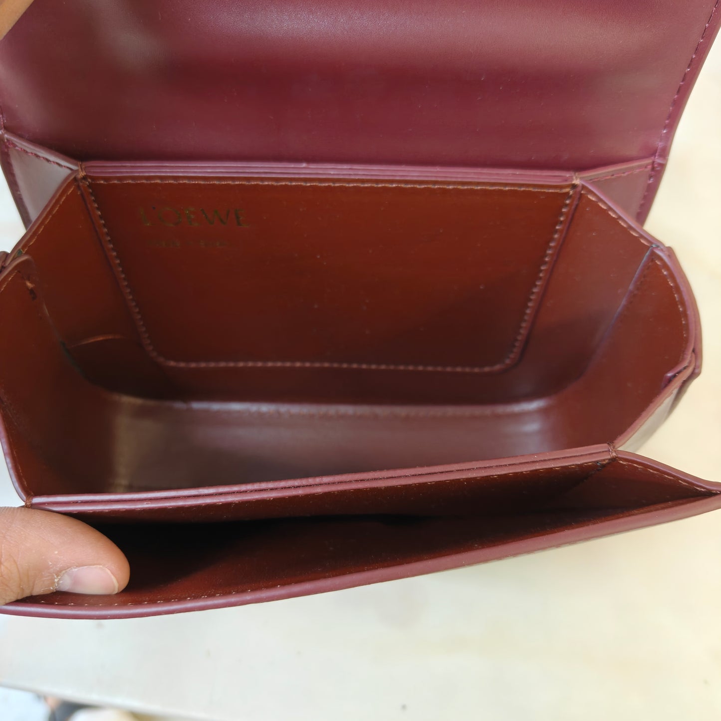 LW Goya Silk Handbag - Wine (Ultra Premium)