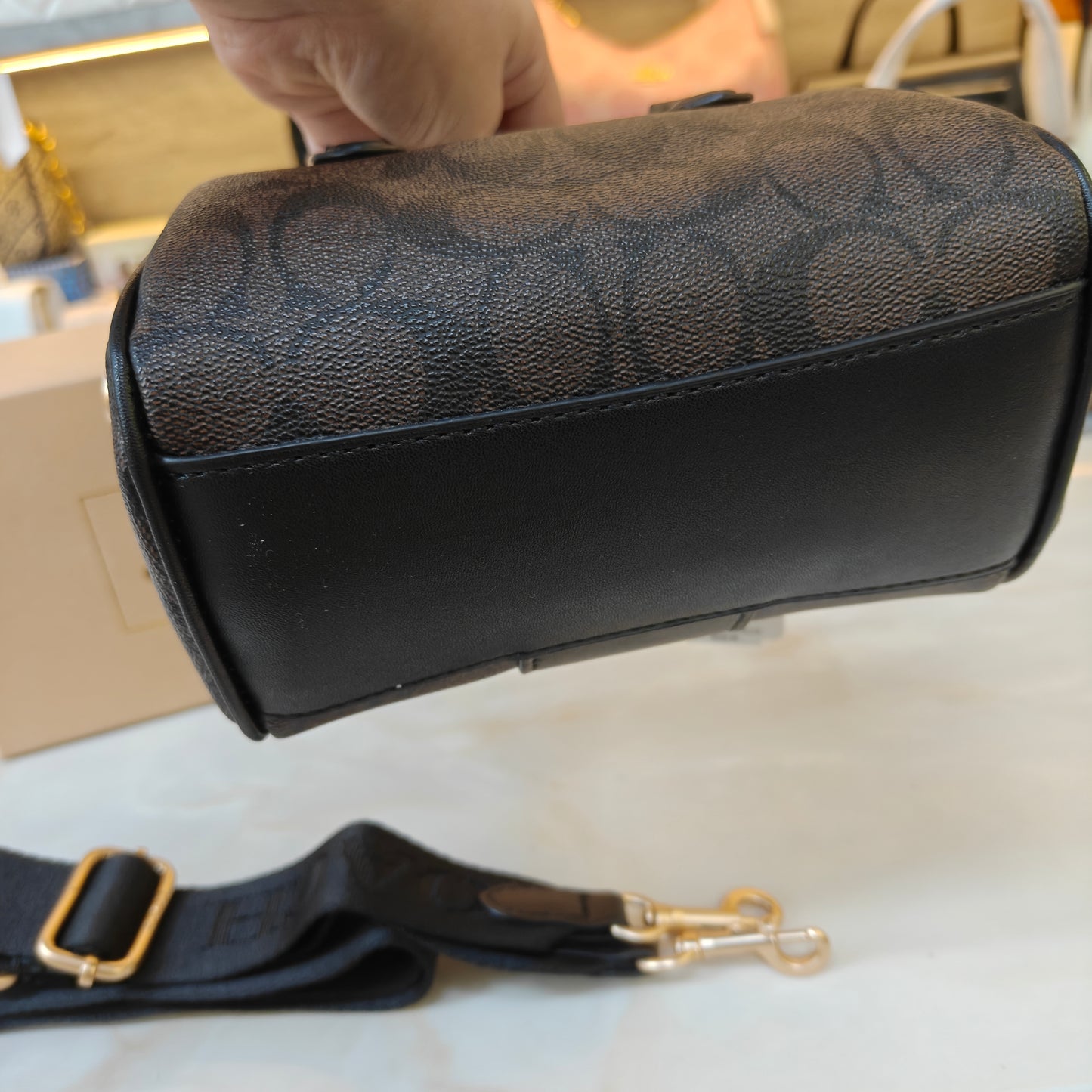 CH Speedy Crossbody Satchel - Coffee