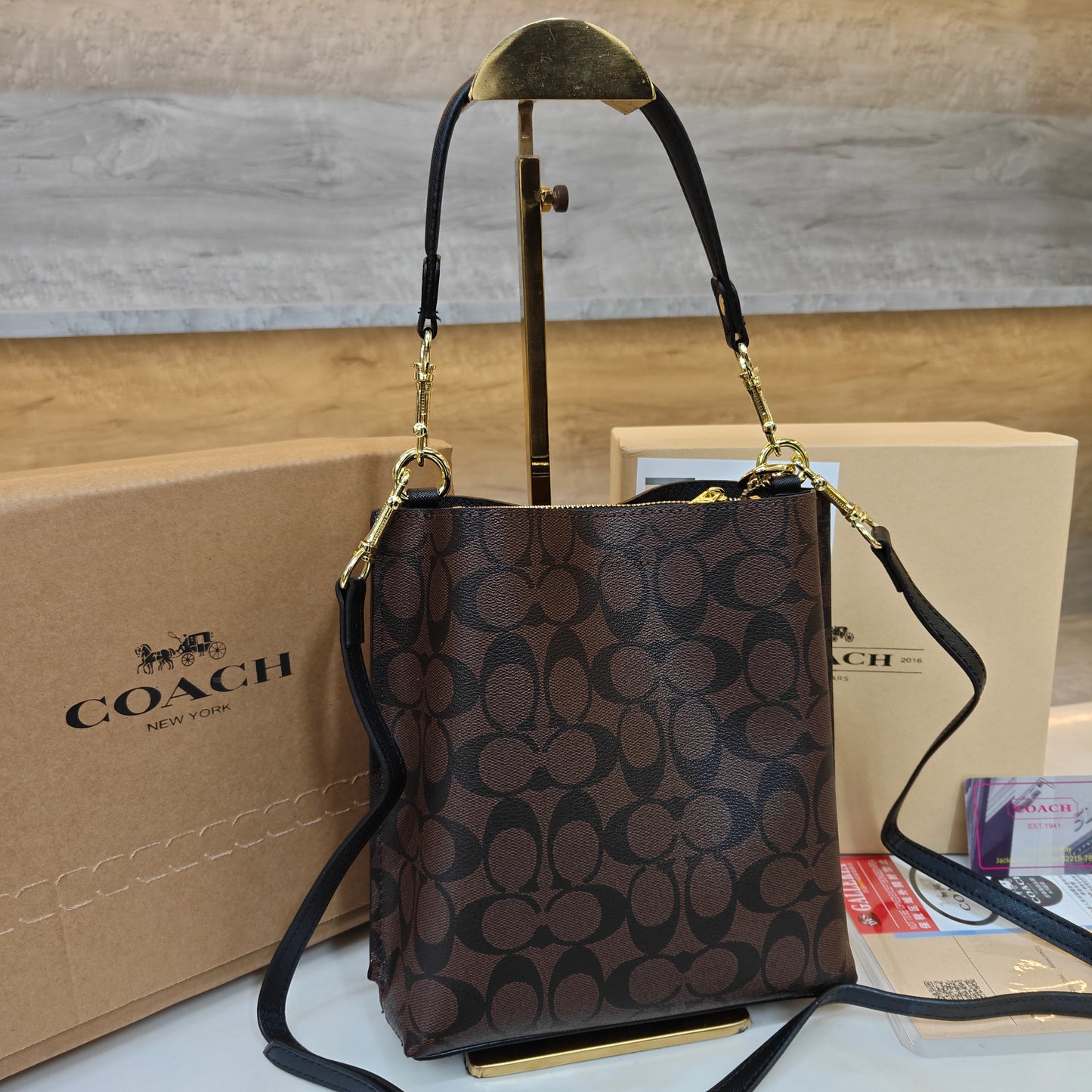 CH Bucket Bag - Coffee Colour
