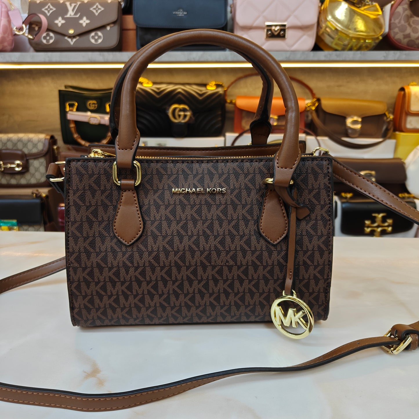 MK34 Satchel Bag (Coffee)