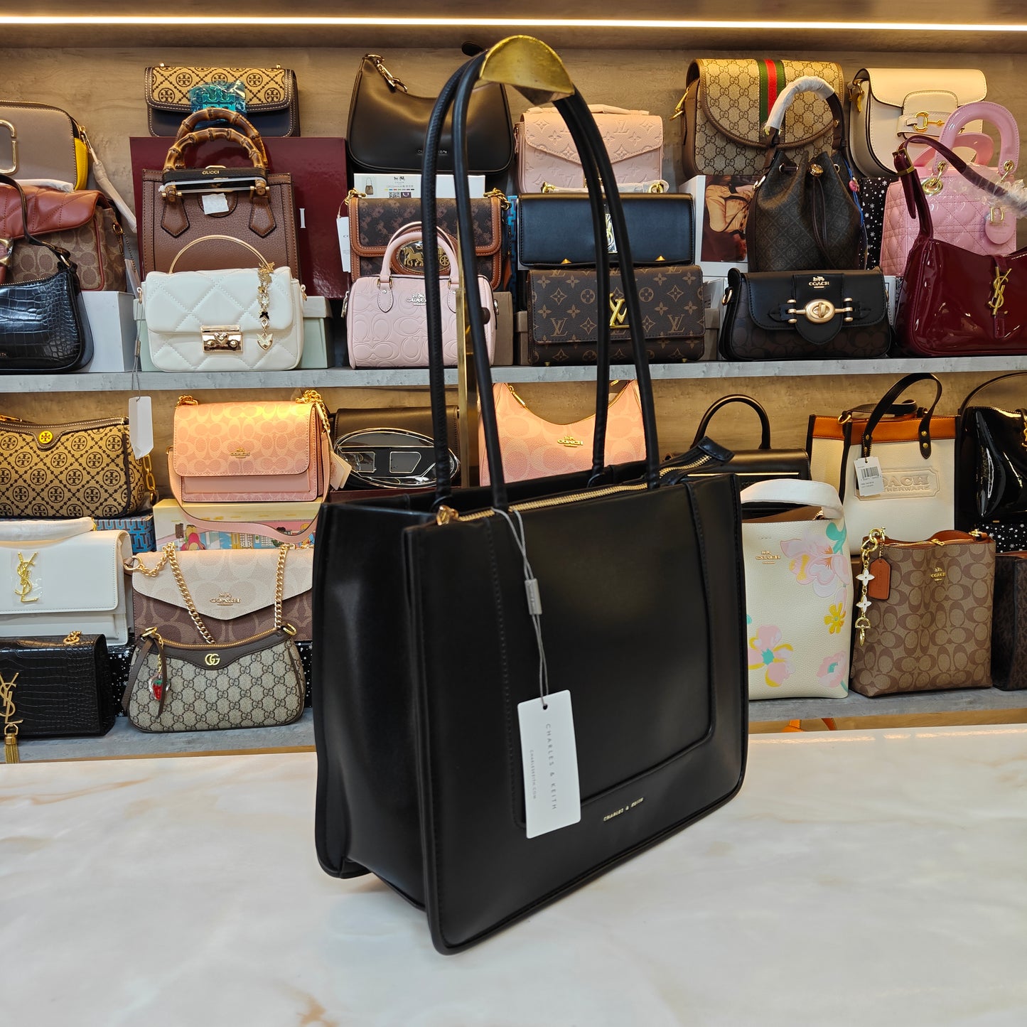 CNK Medium Tote Bag - Black