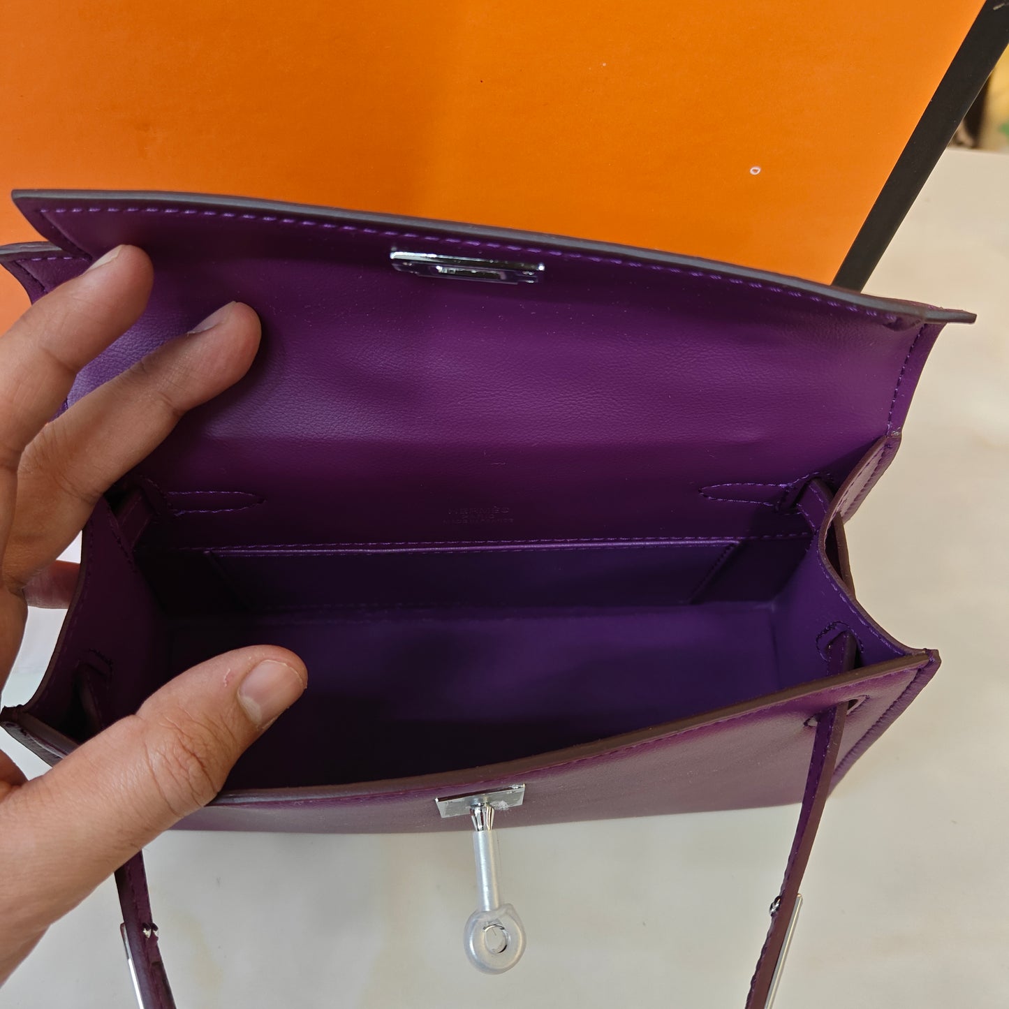 HRMS Mini Kelly- Purple (Ultra Premium Double Box)