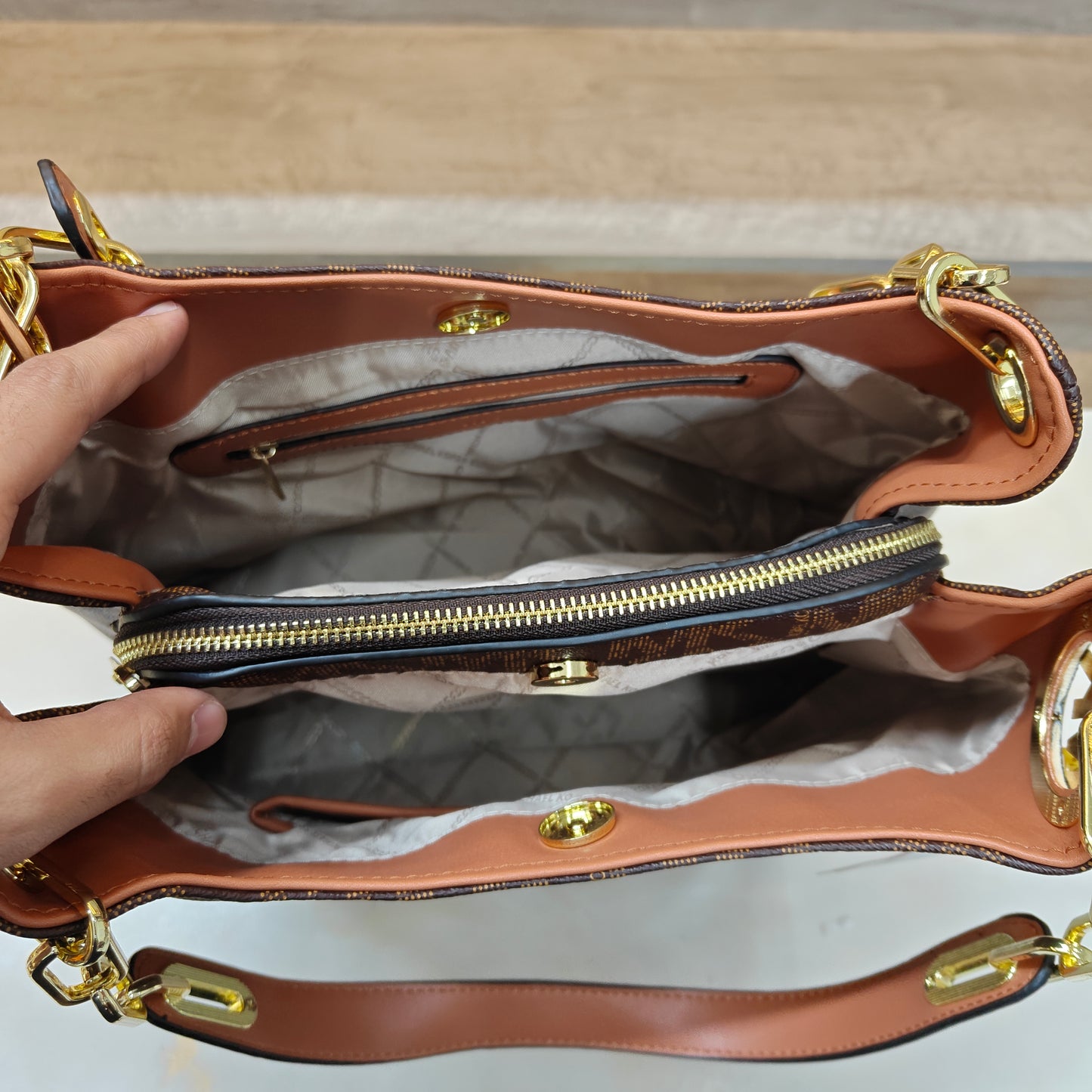 MK77 Tote Bag (Brown)
