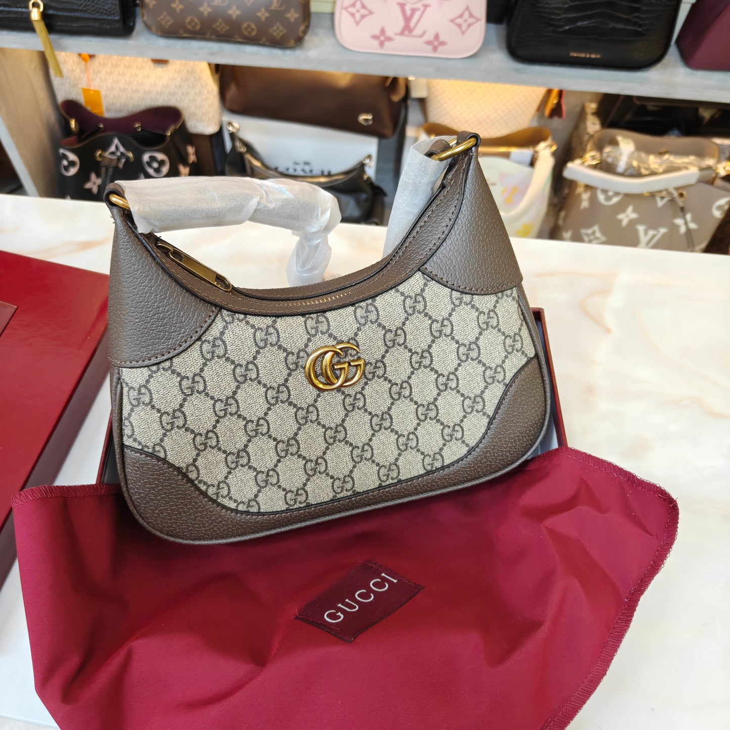 GG Emblem Shoulder/Sling Bag - Ultra Premium