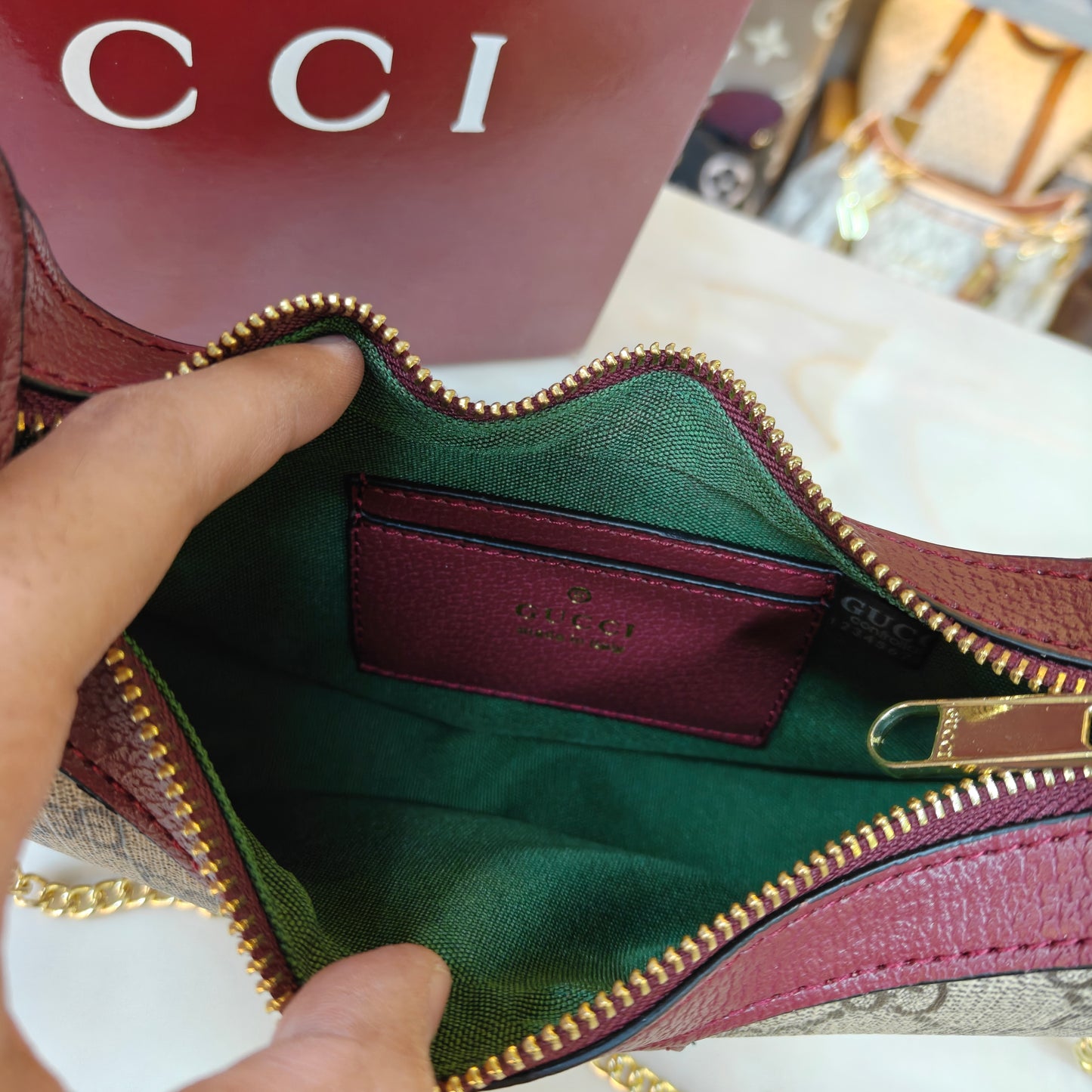 GG Ophidia Shoulder Bag (Ultra Premium (Wine Addition)