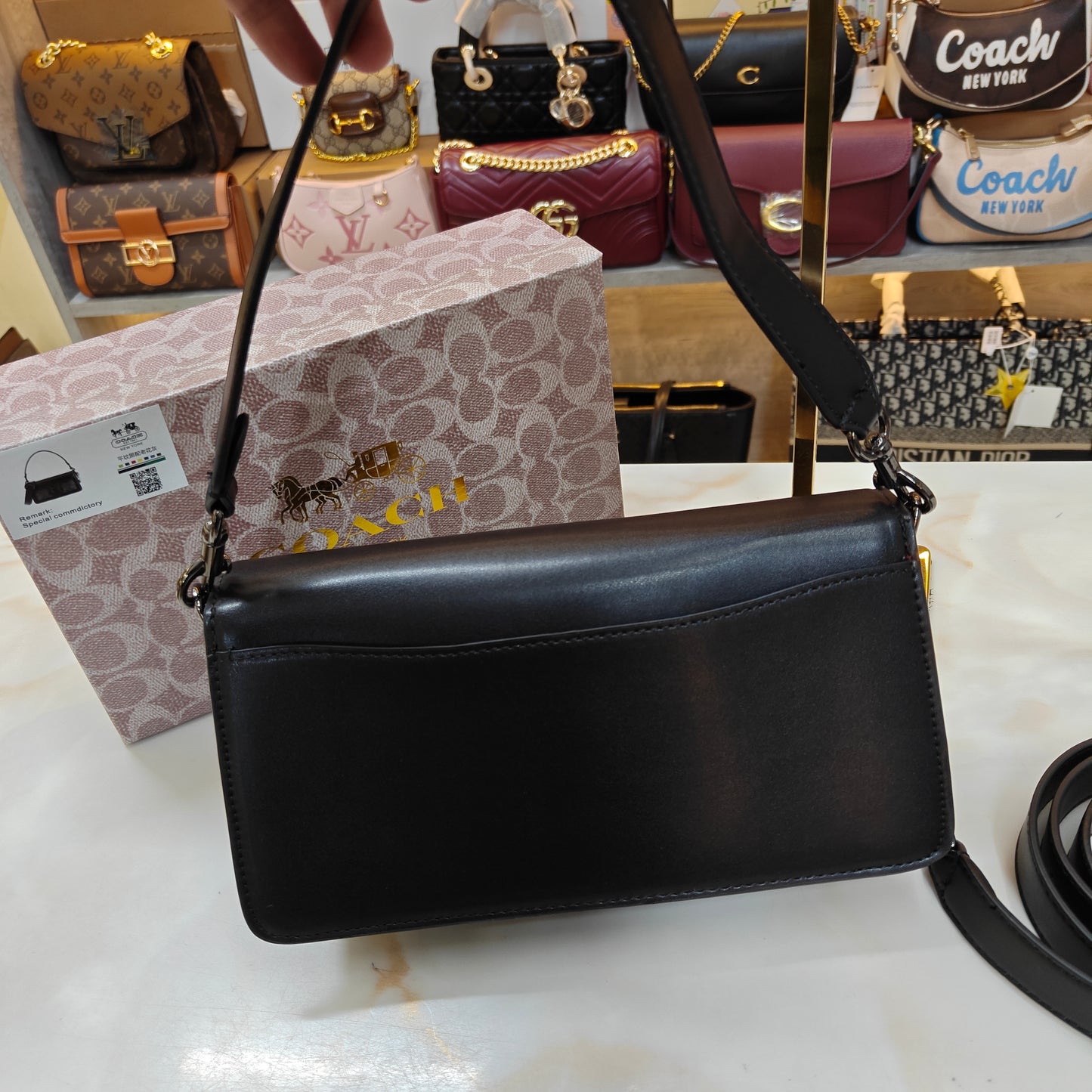 CH Tabby 26 - Shoulder/Sling - Black Grey (CC Box)