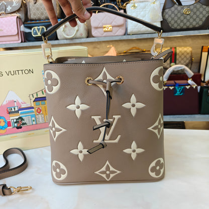 LVN Neo Neo MM Bucket Bag (Ultra Premium) - Beige