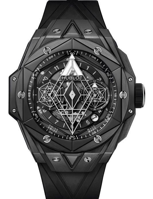 HB Futuristic multi-layered Geometric dial