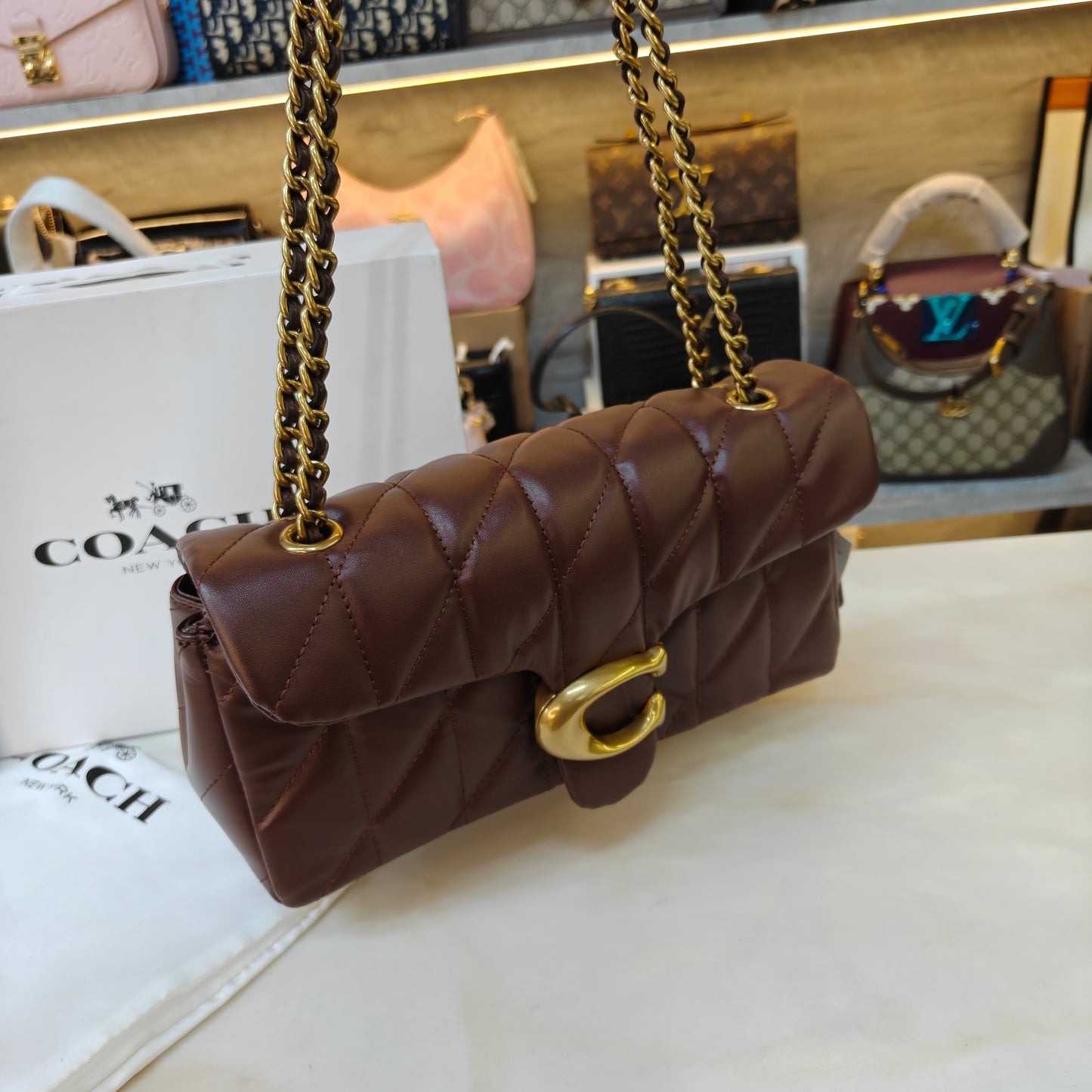 CH Quilted Tabby Ultra Premium - Chocolate Colour