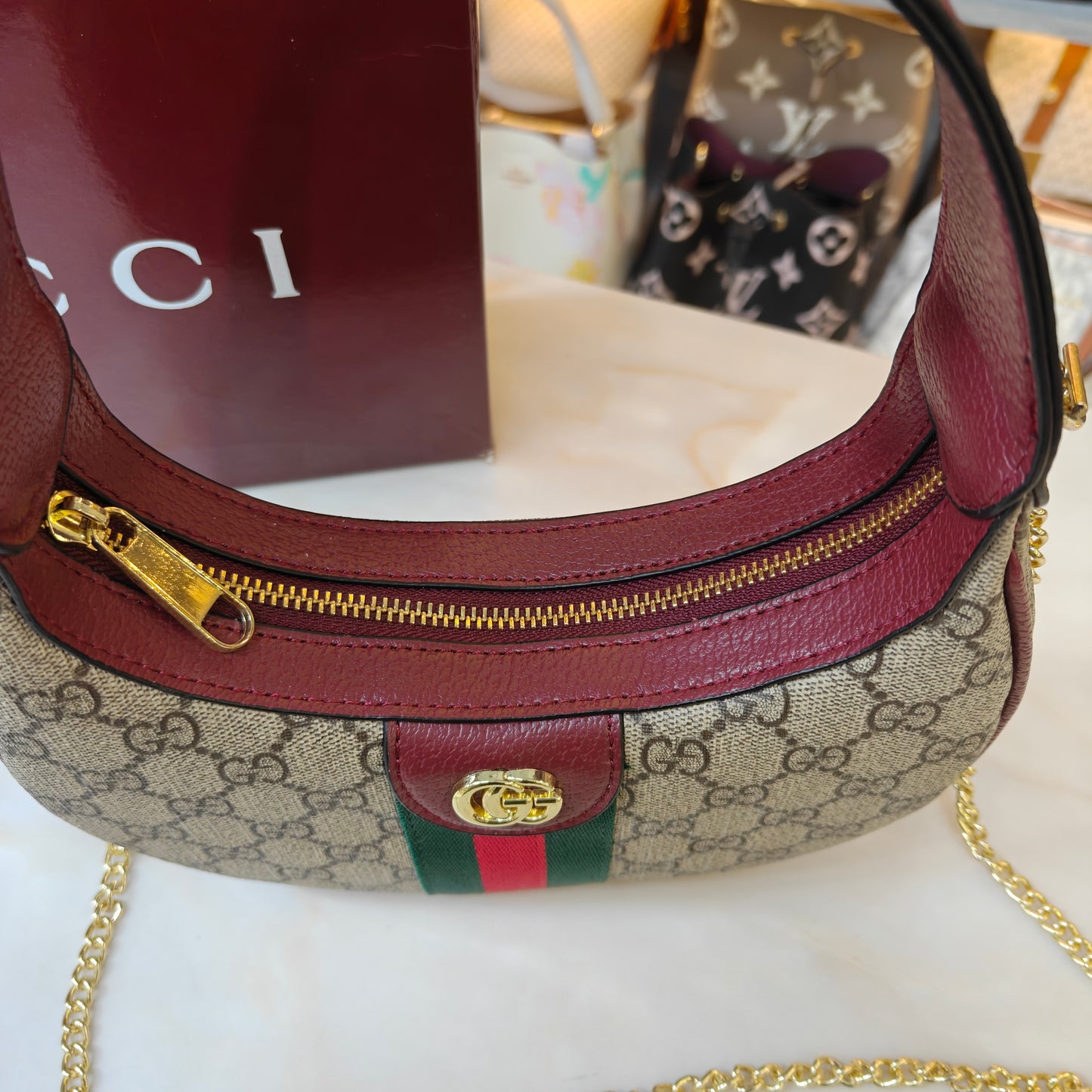 GG Ophidia Shoulder Bag (Ultra Premium (Wine Addition)