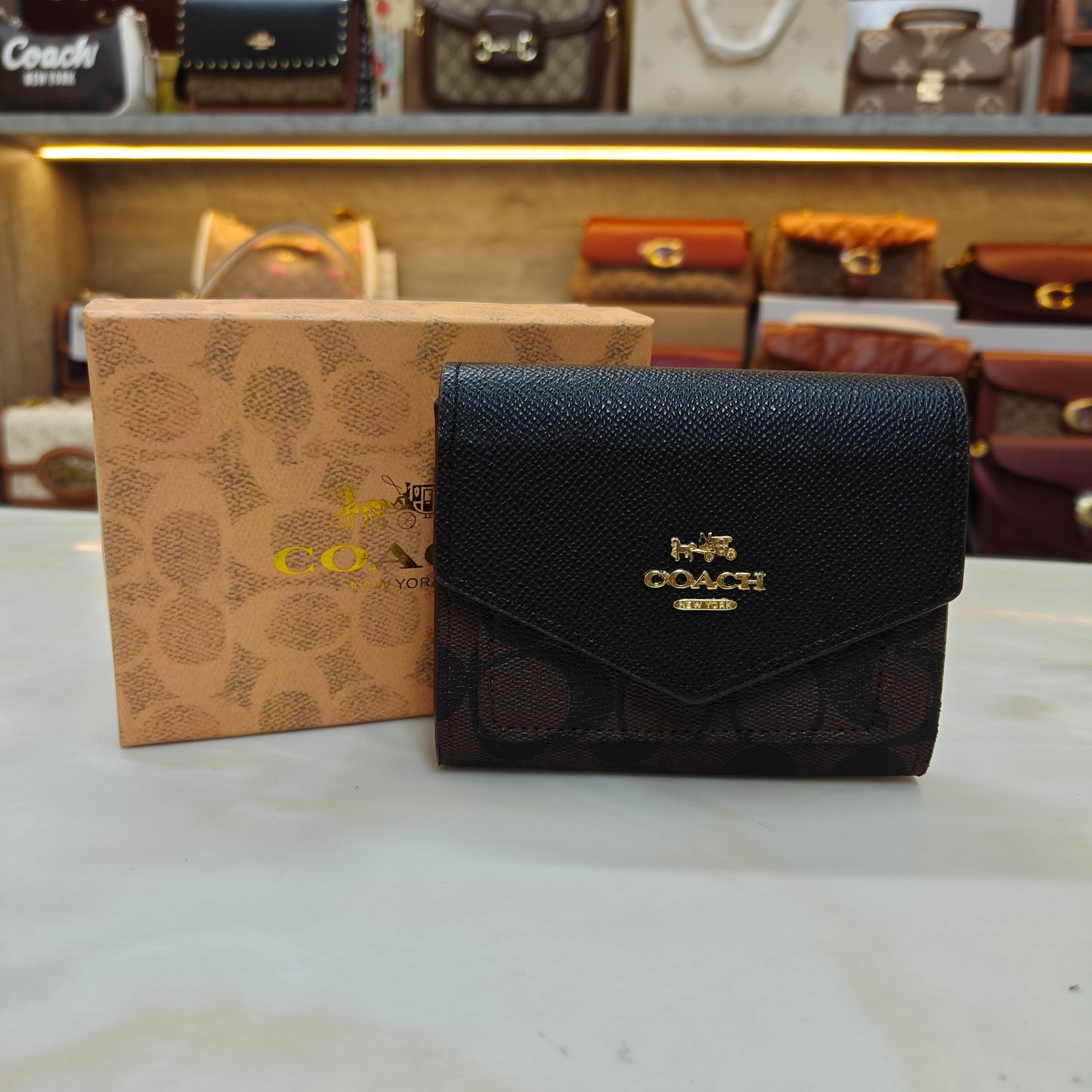 CH Mini Wallet - Rich Chocolate Black
