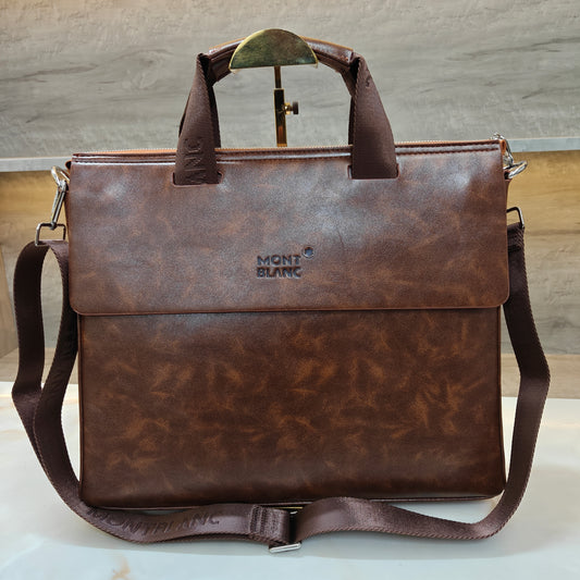 MB Laptop Bag - Brown Colour (Large)