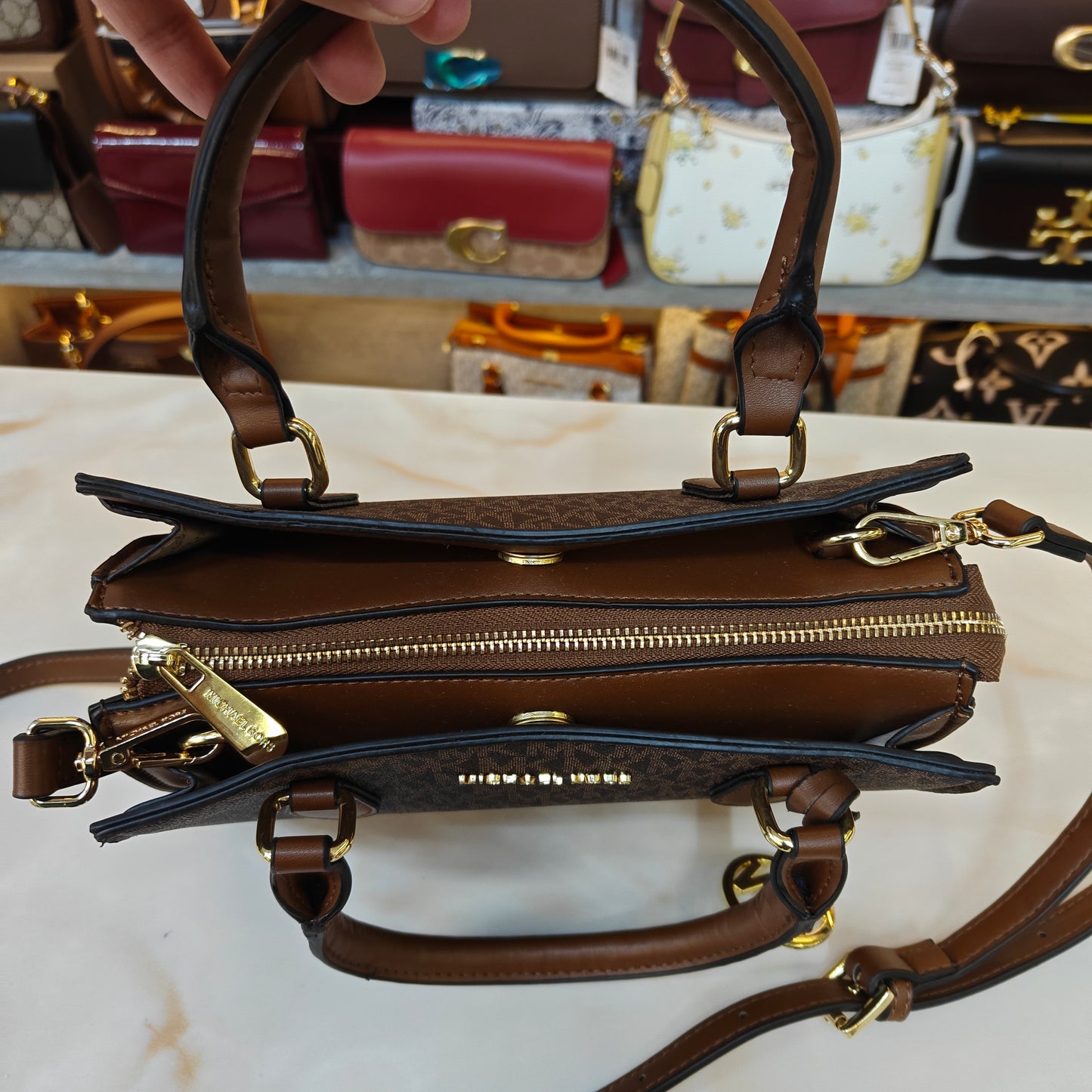 MK34 Satchel Bag (Coffee)