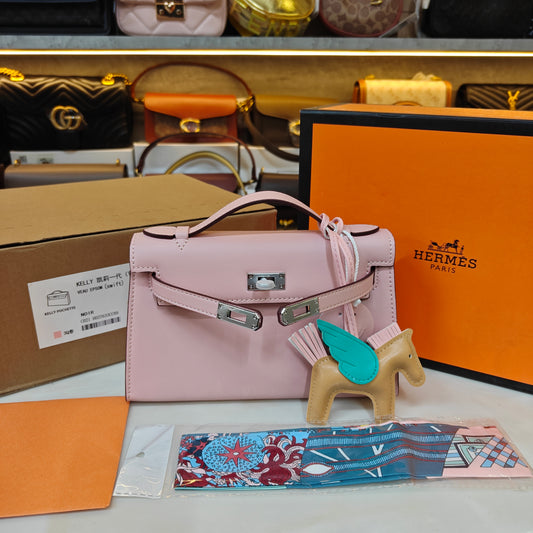 HRMS Mini Kelly- Pink (Ultra Premium Double Box)