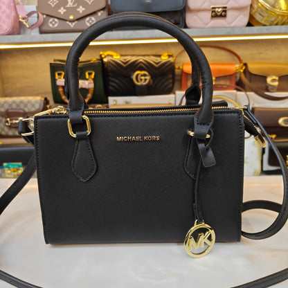 MK34 Satchel Bag (Midnight Black)
