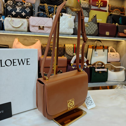 LW Goya Silk Handbag - Brown (Ultra Premium)