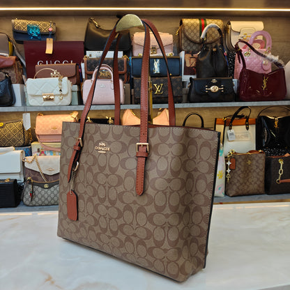 CH Mollie 3 Partition Tote Bag - Tan Apricot