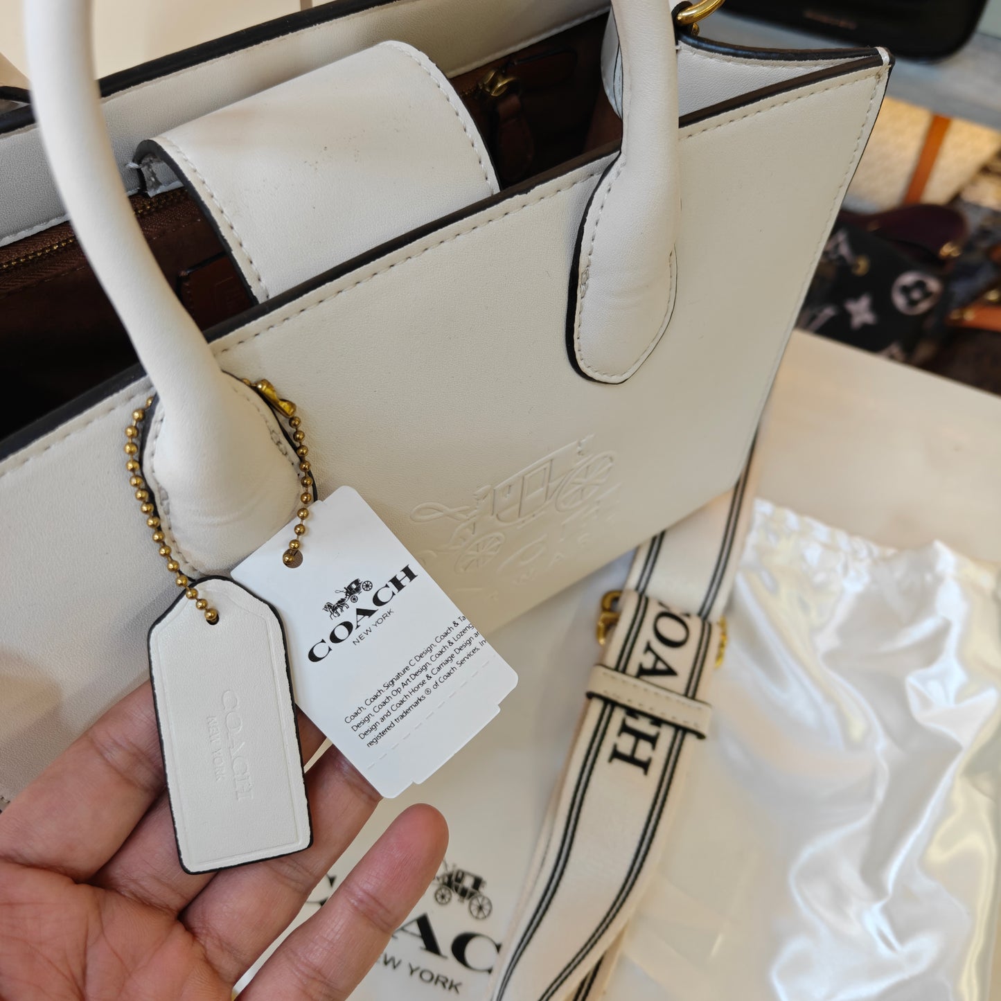 CH Ace Tote Bag 26 - Ultra Premium White Colour