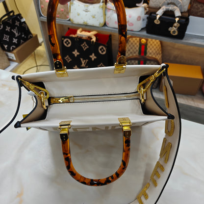 FND Mini Tote - White (With Box