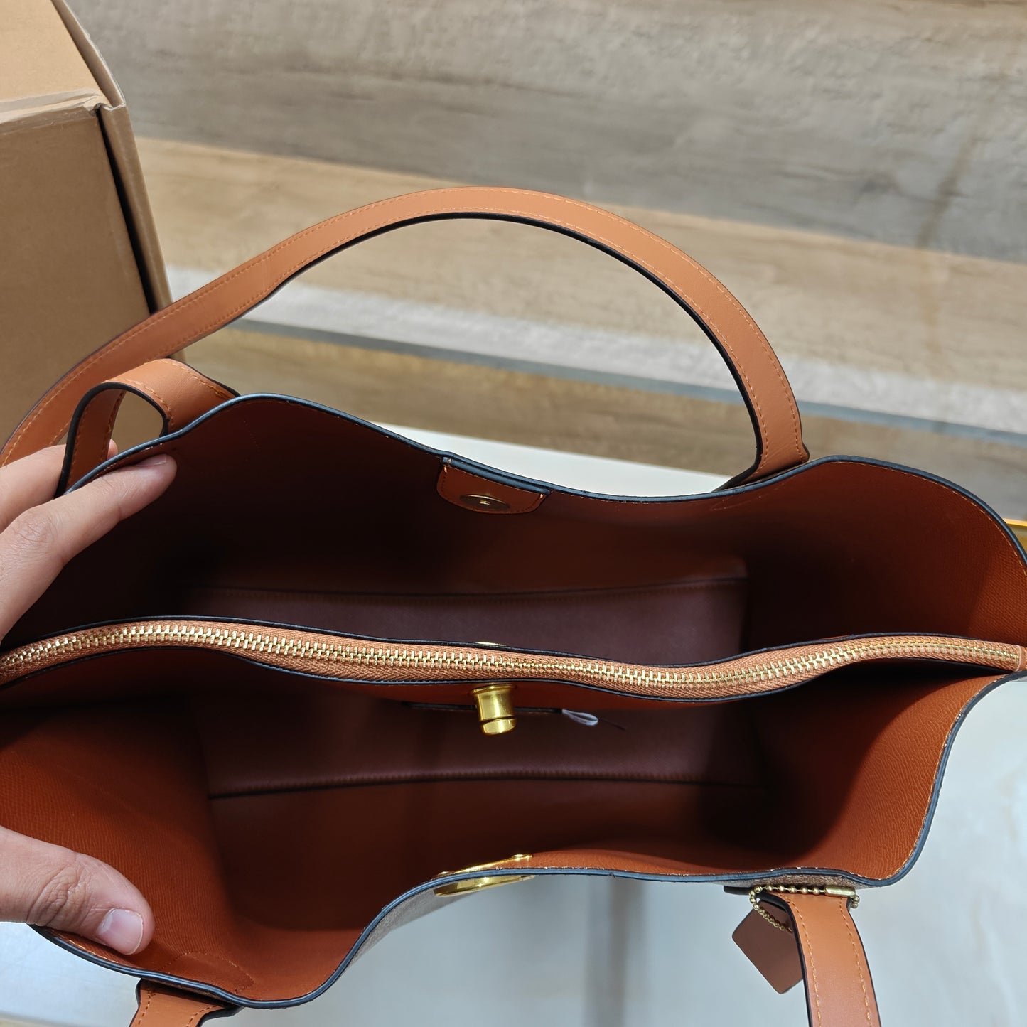 CH Willow Bag- Large (Apricot)
