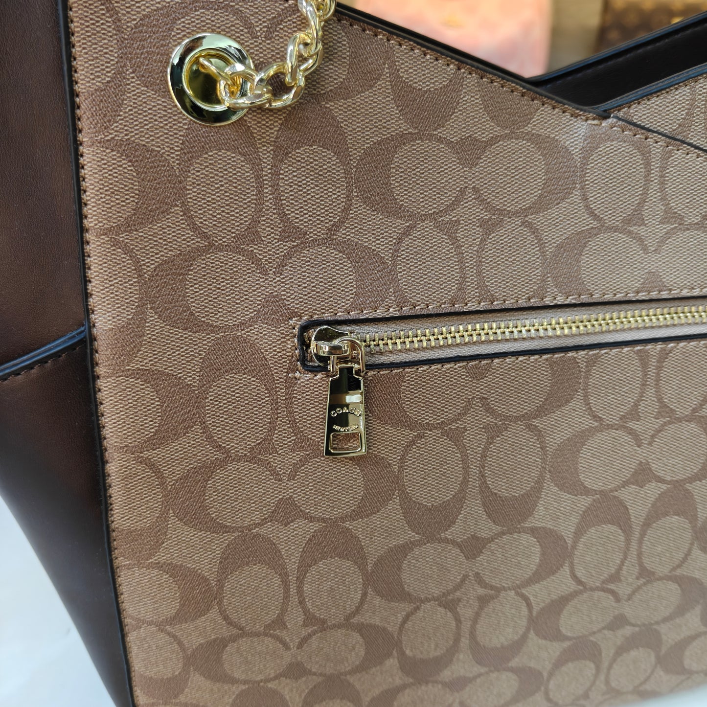 CH Tote Bag Ultra Premium - Coffee Apricot