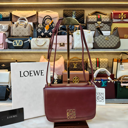 LW Goya Silk Handbag - Wine (Ultra Premium)