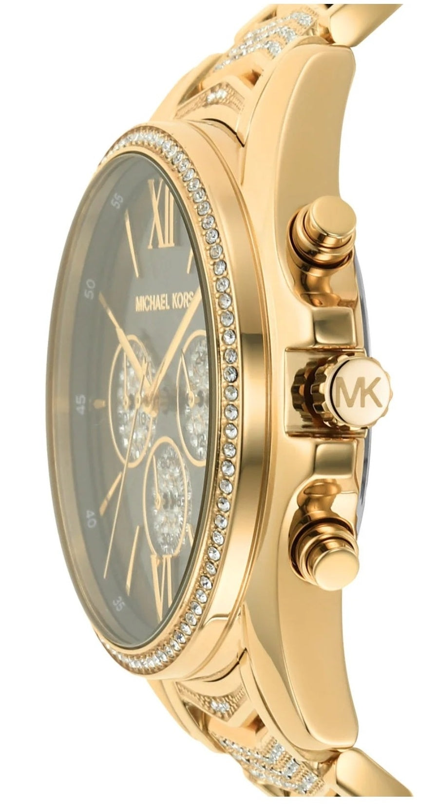 MK women whitney Embellished Dial & Bracelet Style Straps Analogue Watch