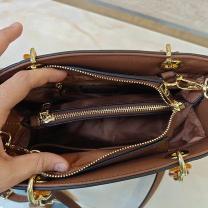 CH44 - Satchel Bag (Brown Colour)