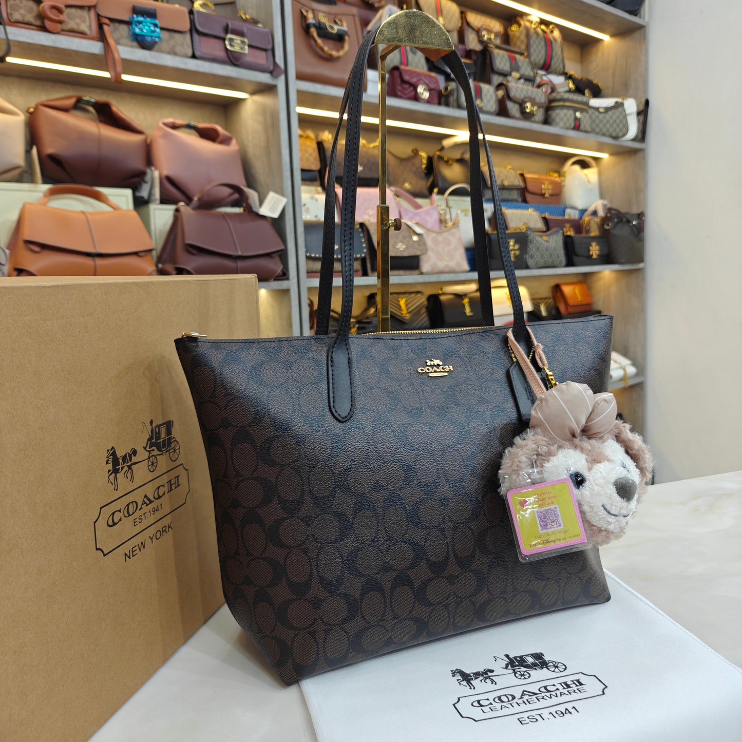 CH - Gallery Medium tote - Coffee
