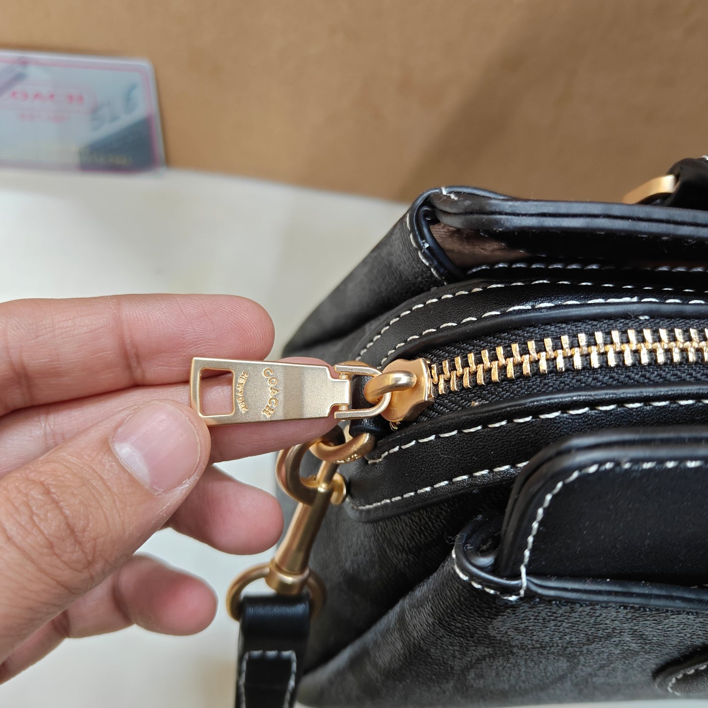 CH Darcie Satchel Bag - Black
