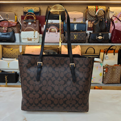 CH Mollie 3 Partition Tote Bag - Coffee