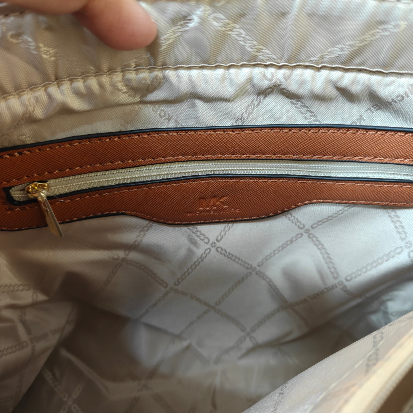 MK 3 Partition Tote Bag - Coffee