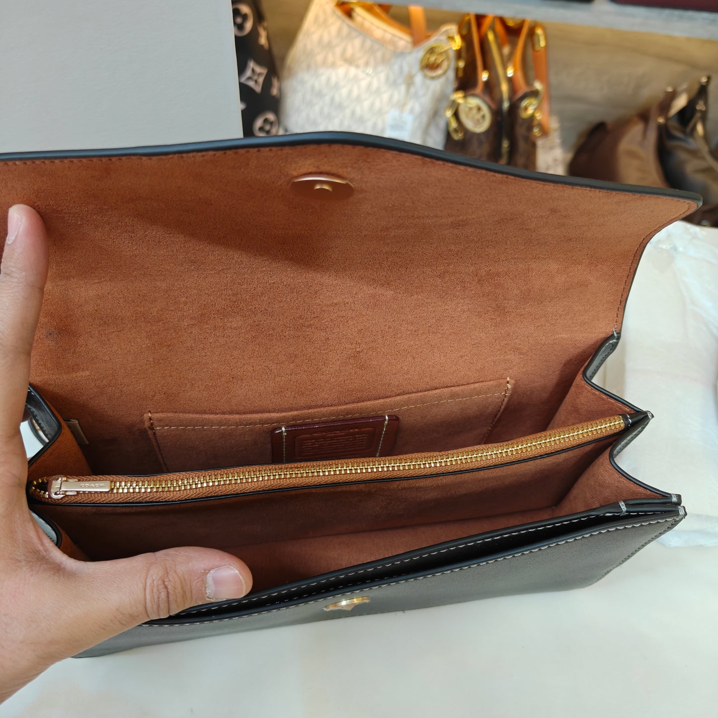 CH Klare Envelope Sling/Shoulder Bag - Midnight Black (Ultra Premium)